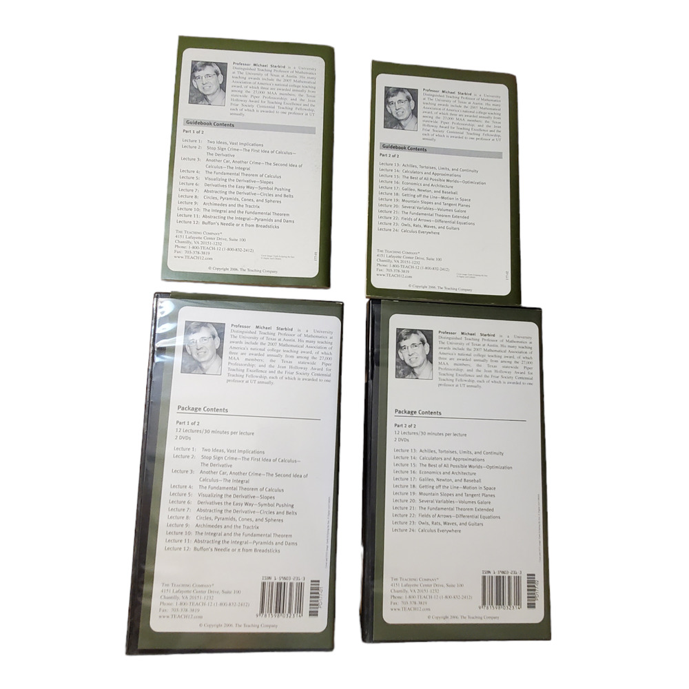 The Great Courses Change and Motion Calculus Made Clear 4 DVDs Part 1 + 2 - Picture 5 of 8